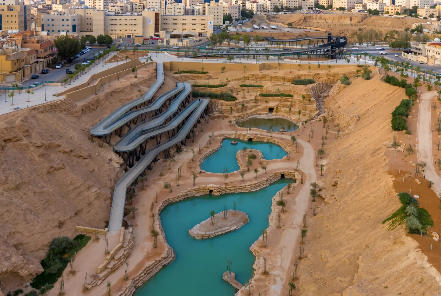 شعيب أم قصر وبرك المياه والممشى
